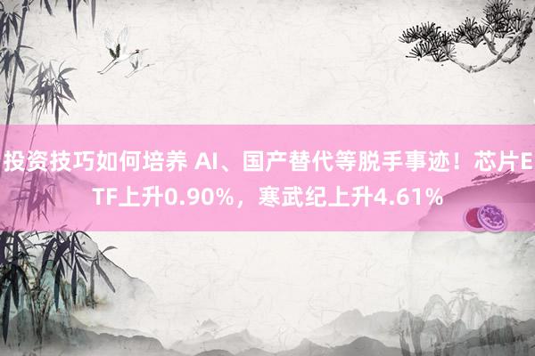 投资技巧如何培养 AI、国产替代等脱手事迹！芯片ETF上升0.90%，寒武纪上升4.61%