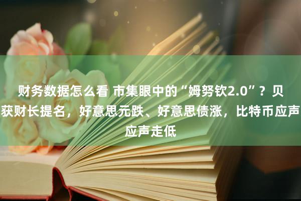 财务数据怎么看 市集眼中的“姆努钦2.0”？贝森特获财长提名，好意思元跌、好意思债涨，比特币应声走低