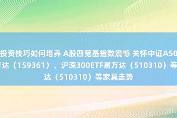 投资技巧如何培养 A股四宽基指数震憾 关怀中证A500ETF易方达（159361）、沪深300ETF易方达（510310）等家具走势