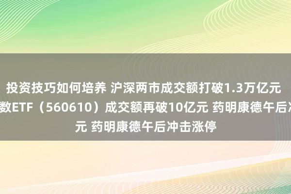 投资技巧如何培养 沪深两市成交额打破1.3万亿元 A500指数ETF（560610）成交额再破10亿元 药明康德午后冲击涨停