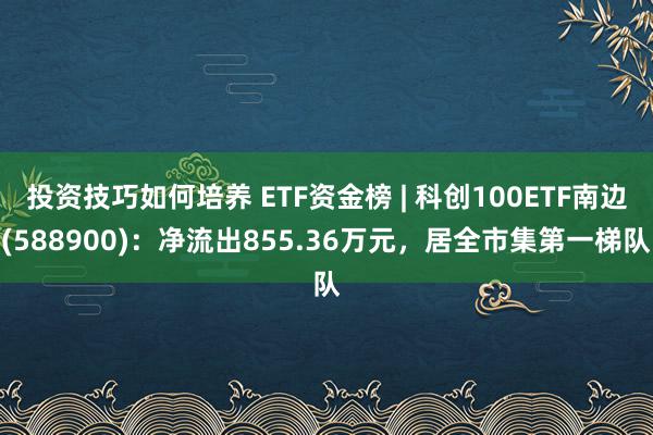 投资技巧如何培养 ETF资金榜 | 科创100ETF南边(588900)：净流出855.36万元，居全市集第一梯队