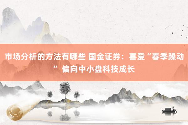 市场分析的方法有哪些 国金证券：喜爱“春季躁动” 偏向中小盘科技成长