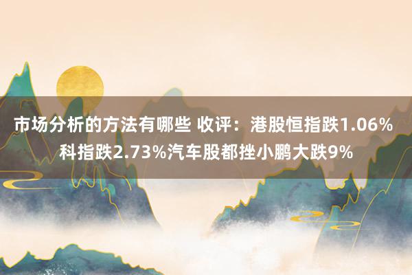 市场分析的方法有哪些 收评：港股恒指跌1.06% 科指跌2.73%汽车股都挫小鹏大跌9%