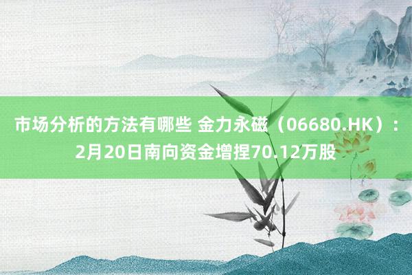 市场分析的方法有哪些 金力永磁（06680.HK）：2月20日南向资金增捏70.12万股