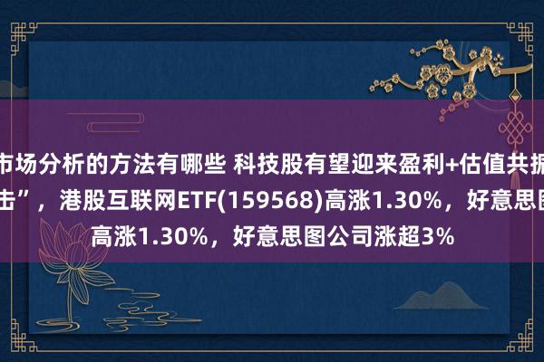 市场分析的方法有哪些 科技股有望迎来盈利+估值共振的“戴维斯双击”，港股互联网ETF(159568)高涨1.30%，好意思图公司涨超3%